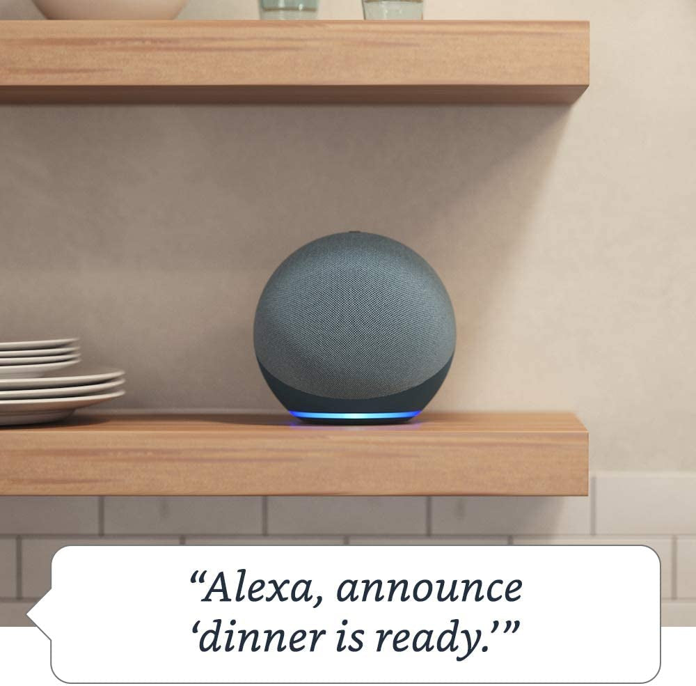 Echo (4Th Gen) | with Premium Sound, Smart Home Hub, and Alexa | Charcoal